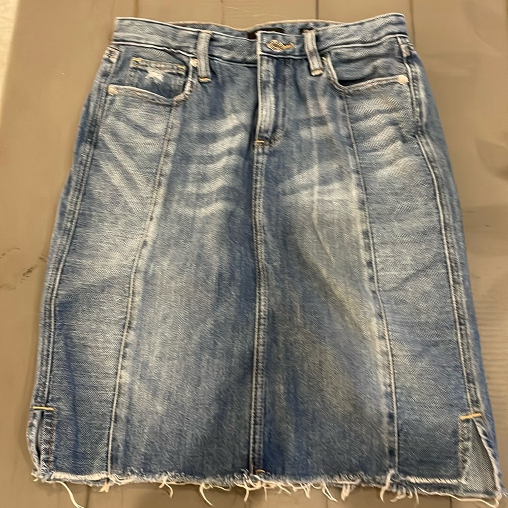 Miss Me Designer Denim Jean Skirt Size 26